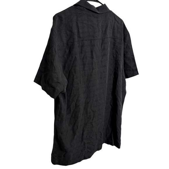 Age of Wisdom Mens Black Button Down Short Sleeve Shirt - NWT - Picture 7 of 8